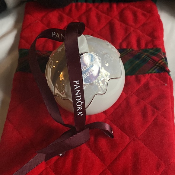 2018 pandora snowball Christmas ornament collectors ornament - Picture 3 of 6